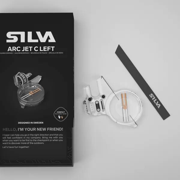 Silva Arc Jet C Left – kompaktowy kompas kciukowy na lewą rękę - obrazek 7