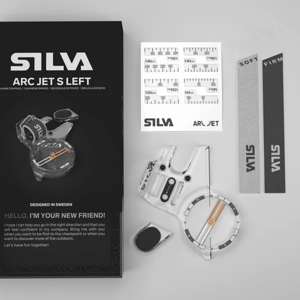 Silva Arc Jet S Left – kompas kciukowy na lewą rękę - obrazek 10